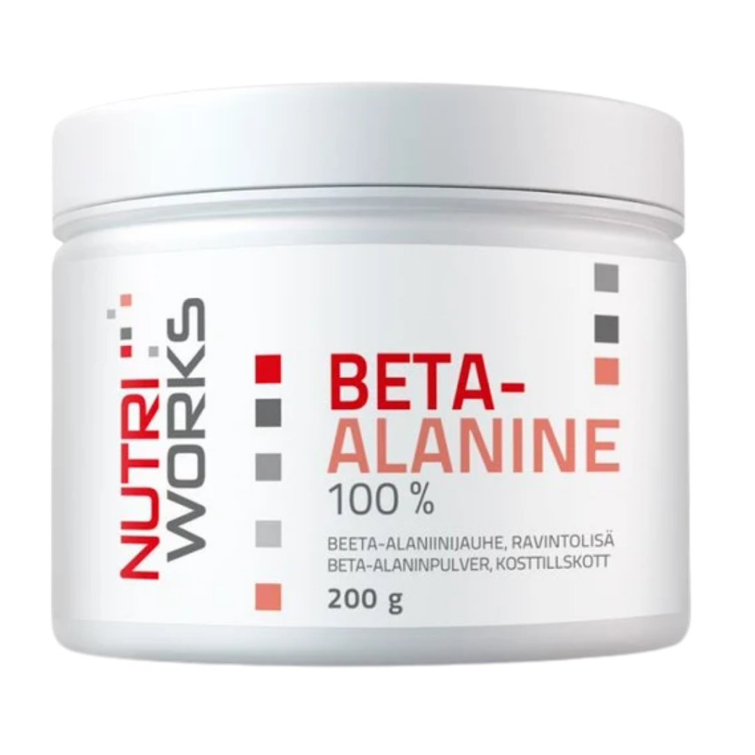 Nutri Works Beta-Alanine 100 % - beeta-alaniinijauhe 200 g