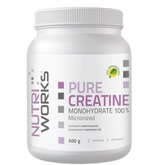 Nutri Works Pure Creatine Monohydrate 100% Micronized - Mikronoitu kreatiinijauhe 500 g
