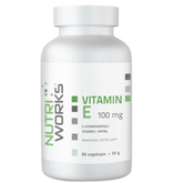 Nutri Works Vitamin E 100 mg - E-vitamiini 60 kaps.