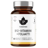 Puhdistamo B12-Vitamiini + Folaatti 60 imeskelytablettia