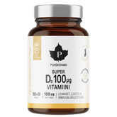 Puhdistamo Super D-Vitamiini 100 μg Kampanjapakkaus 120+20 kaps.
