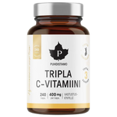 Puhdistamo Tripla C-vitamiini 400 mg SÄÄSTÖPAKKAUS 240 kaps.