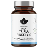 Puhdistamo Tripla Sinkki + C 25 mg 60 kaps.