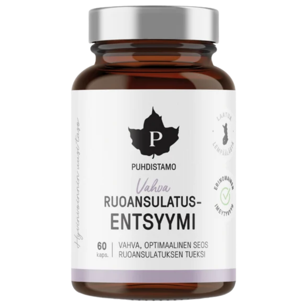 Puhdistamo Vahva Ruoansulatusentsyymi 60 kaps.