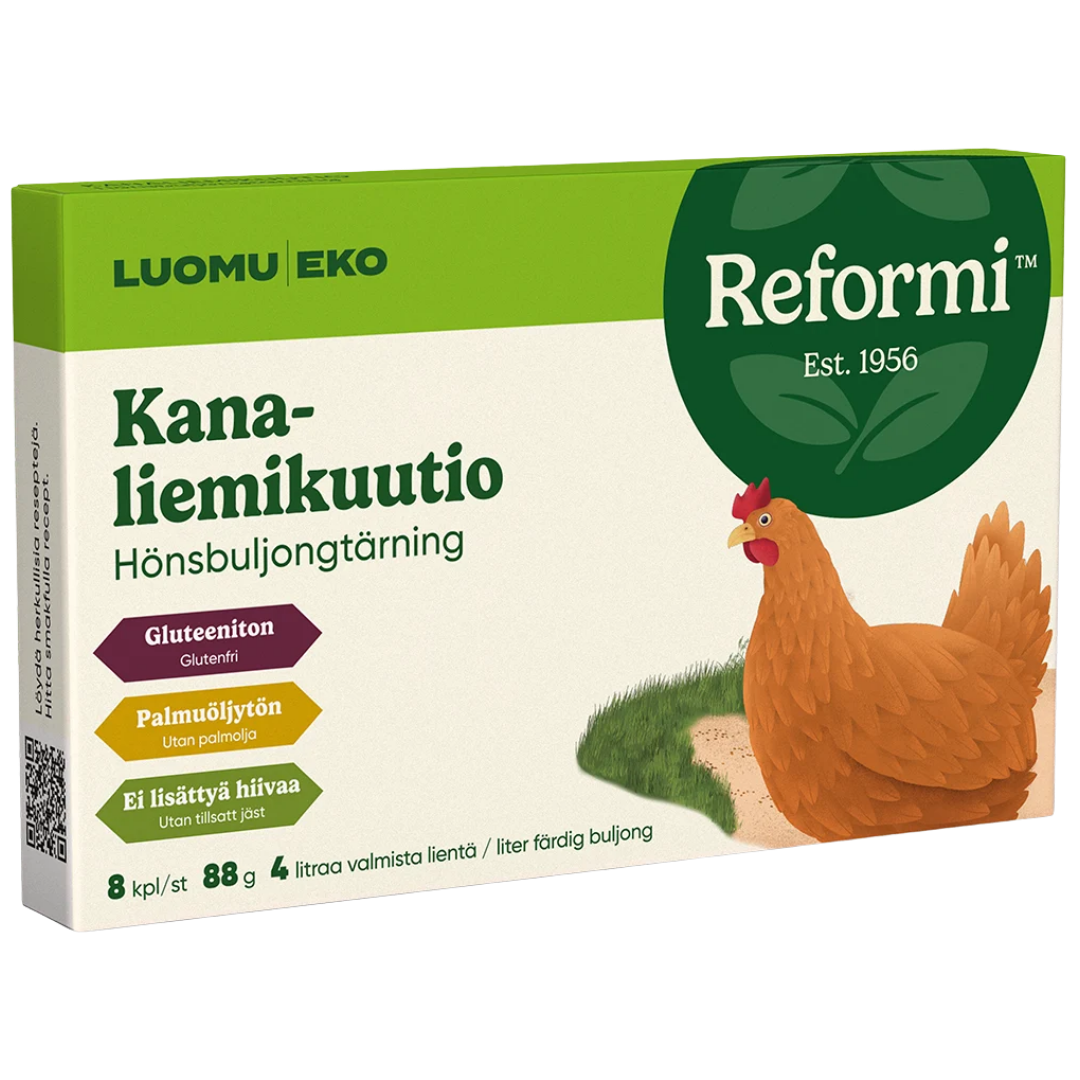 Reformi Luomu Kanaliemikuutio 8 kpl
