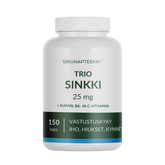 Sinunapteekin Trio Sinkki 25 mg 150 kaps. - Sinunapteekki.fi