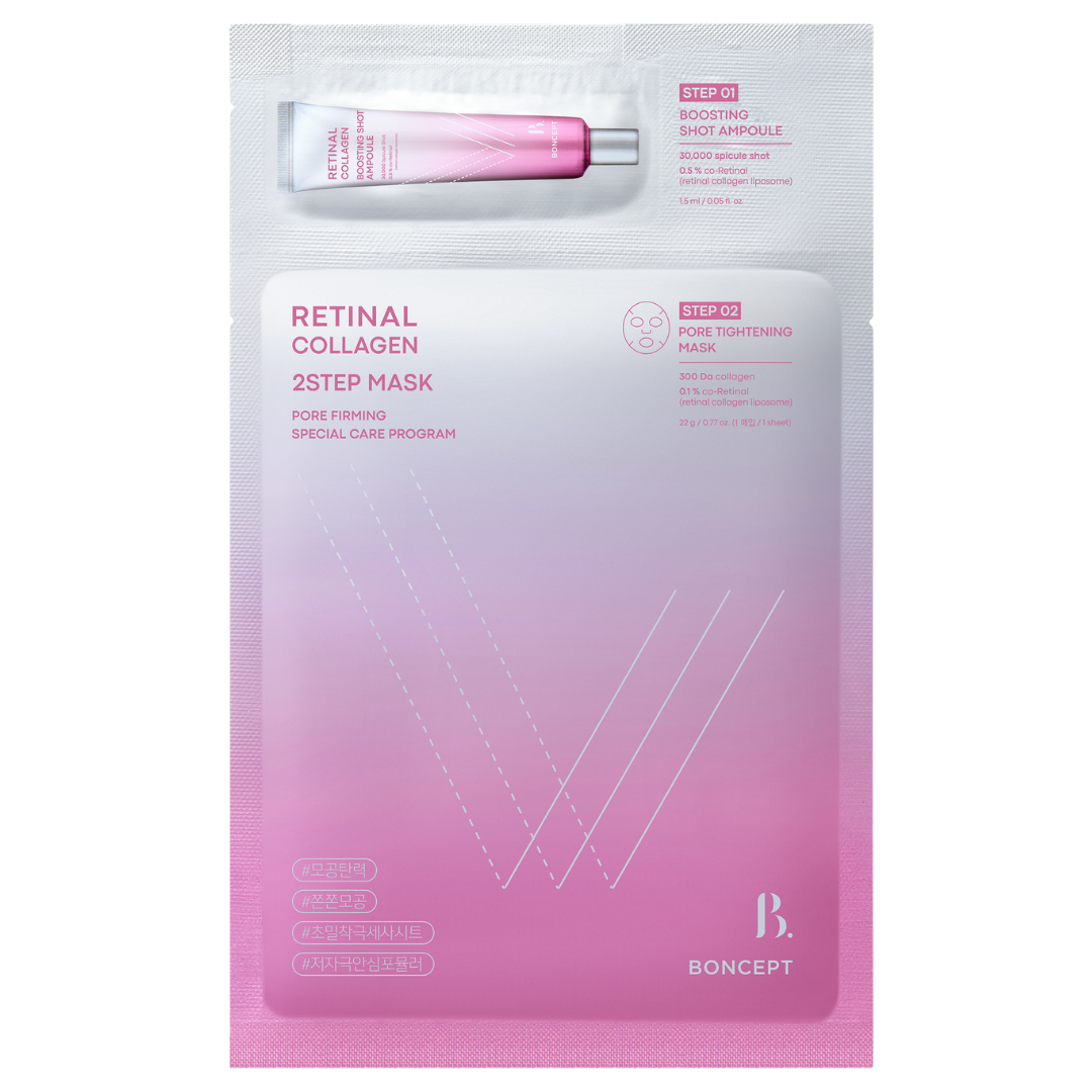 BONCEPT Retinal Collagen 2step Mask Sheet - Kasvonaamio 1 kpl - Sinunapteekki.fi