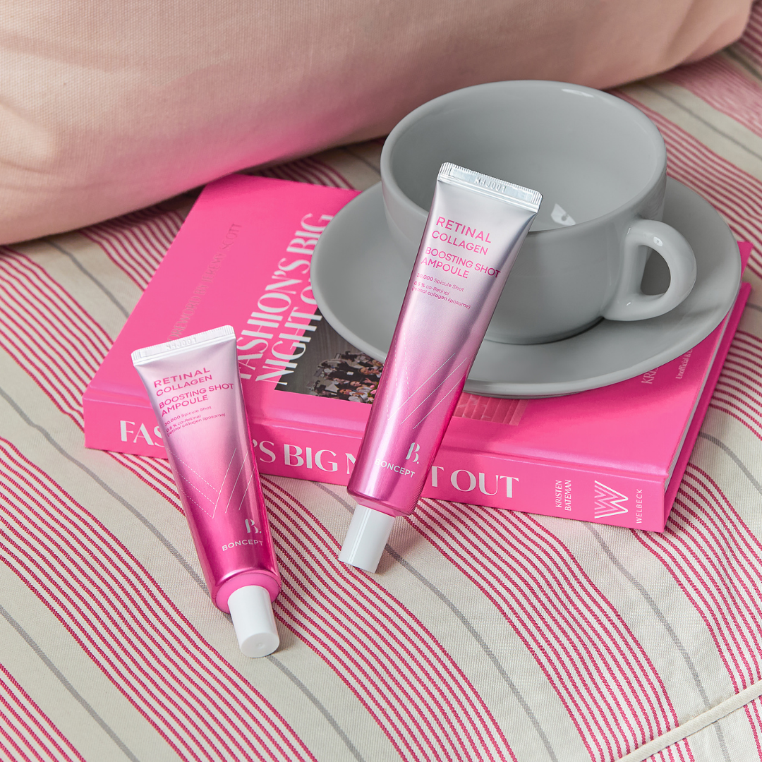 BONCEPT Retinal Collagen Boosting Shot Ampoule on tehokkaasti hoitava retinalseerumi, joka auttaa parantamaan ihon sileyttä ja luonnollista hehkua sekä vähentämään juonteiden ja ryppyjen näkyvyyttä.