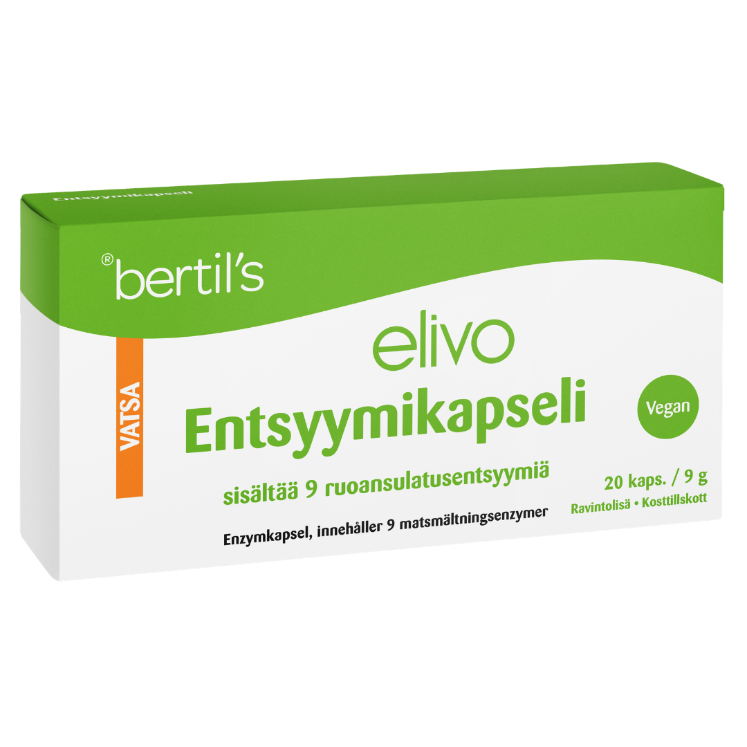 Bertil's Elivo Entsyymikapseli 20 kaps.
