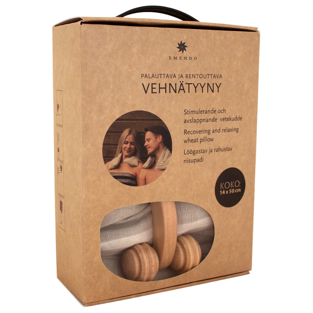 Emendo Vehnätyyny + Hierontarulla