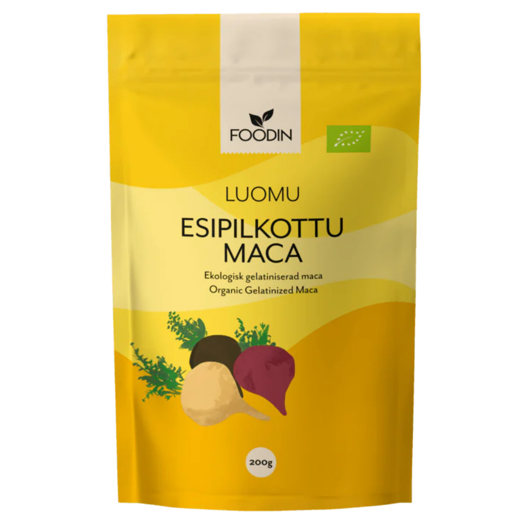 Foodin Esipilkottu Maca Luomu 200 g - Sinunapteekki.fi