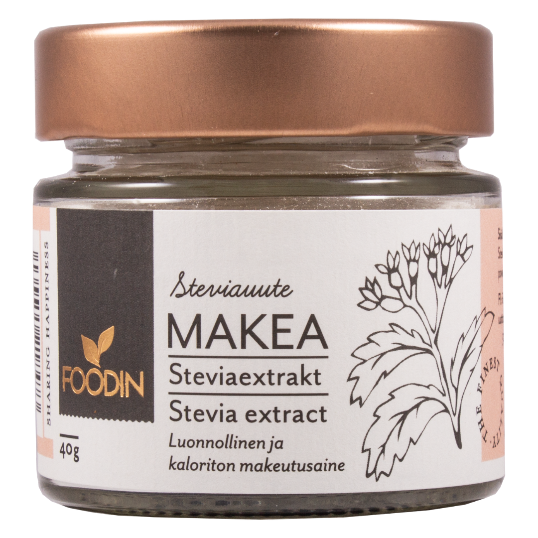 Foodin Makea Steviauute 40 g - Sinunapteekki.fi