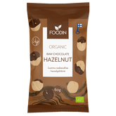 Foodin Raakasuklaa Hassel Luomu 60 g - Sinunapteekki.fi