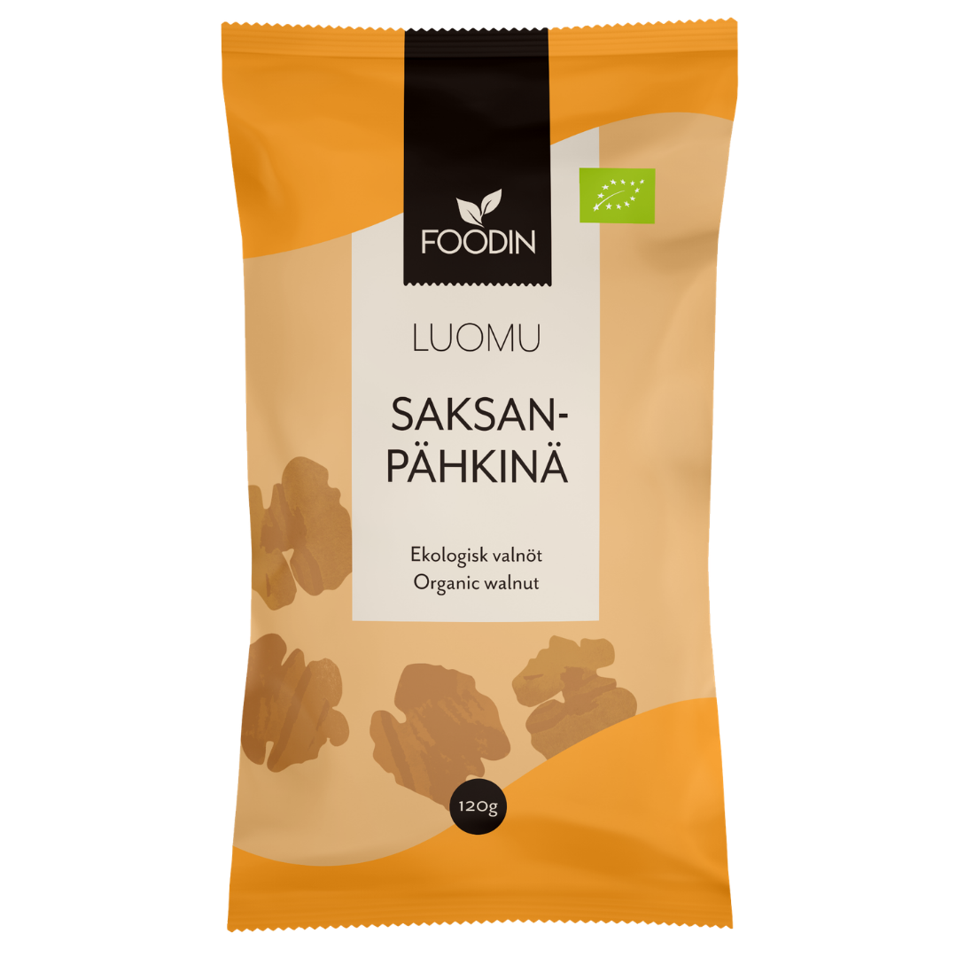 Foodin Saksanpähkinä 120 g - Sinunapteekki.fi