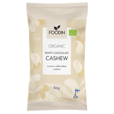 Foodin Valkosuklaa Cashew Luomu 60 g - Sinunapteekki.fi