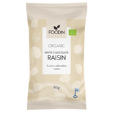 Foodin Luomu Valkosuklaa Rusina 80 g - Sinunapteekki.fi