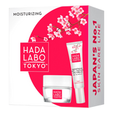 Hada Labo Tokyo Moisturizing Gift Set, lahjapakkaus, kosteuttava, silmänympärysvoide, kasvovoide, rasva, sinunapteekki.fi