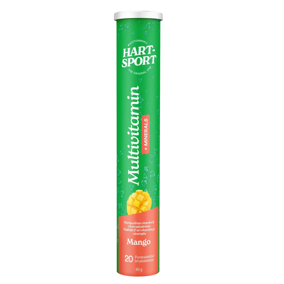 Hart-Sport Monivitamiini-Mineraali - Mango 20 poretabl.