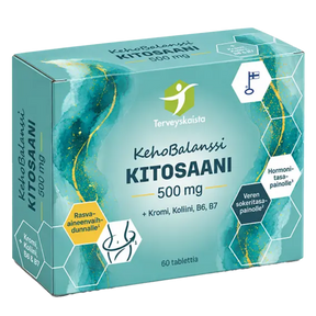 Terveyskaista KehoBalanssi Vahva Kitosaani 500 mg 60 tabl.