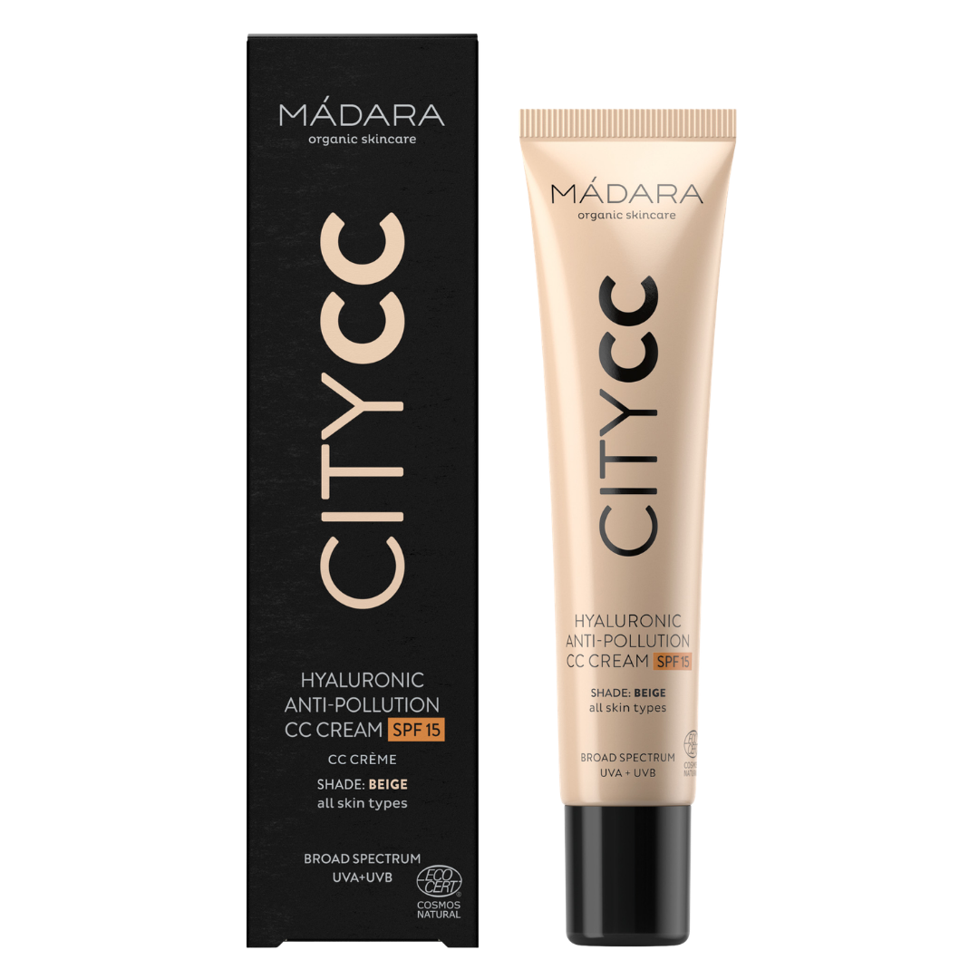 Madara Hyaluronic Anti-Pollution CC Cream SPF15 - Beige - 40 ml - Sinunapteekki.fi