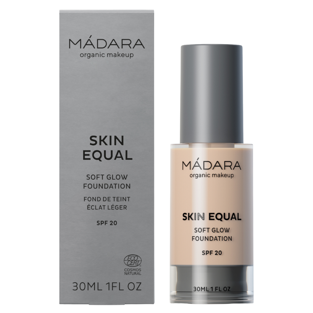 Madara Skin Equal Soft Glow Foundation - Heleyttävä meikkivoide SPF20 Porcelain 10 - Sinunapteekki.fi