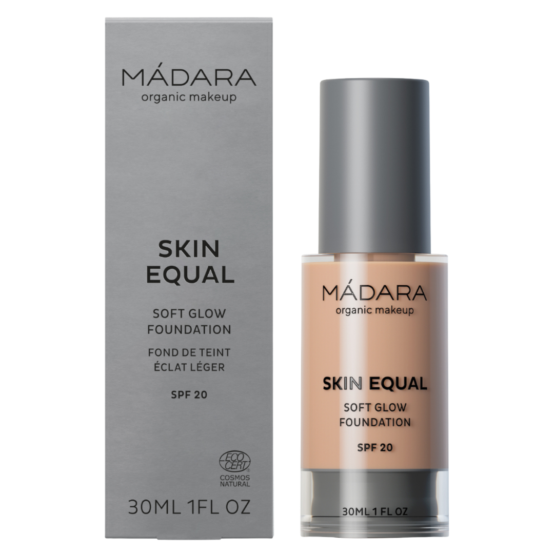 Madara Skin Equal Soft Glow Foundation - Heleyttävä meikkivoide SPF20 Rose Ivory 30 - Sinunapteekki.fi