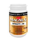 Magnex Sitraatti+B6 375mg KAMPANJAPAKKAUS 150 tabl.