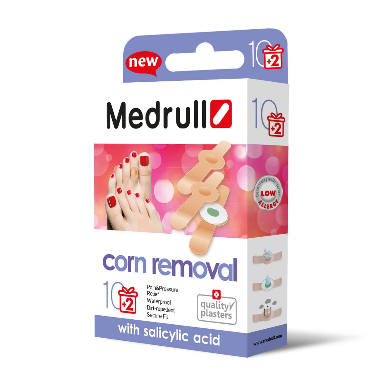Medrull Corn Removal - Känsälaastari 12 kpl - Sinunapteekki.fi