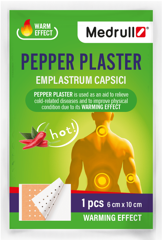 Medrull Pepper Plaster 6 cm x 10 cm - Pippurilaastari 1 kpl - Sinunapteekki.fi