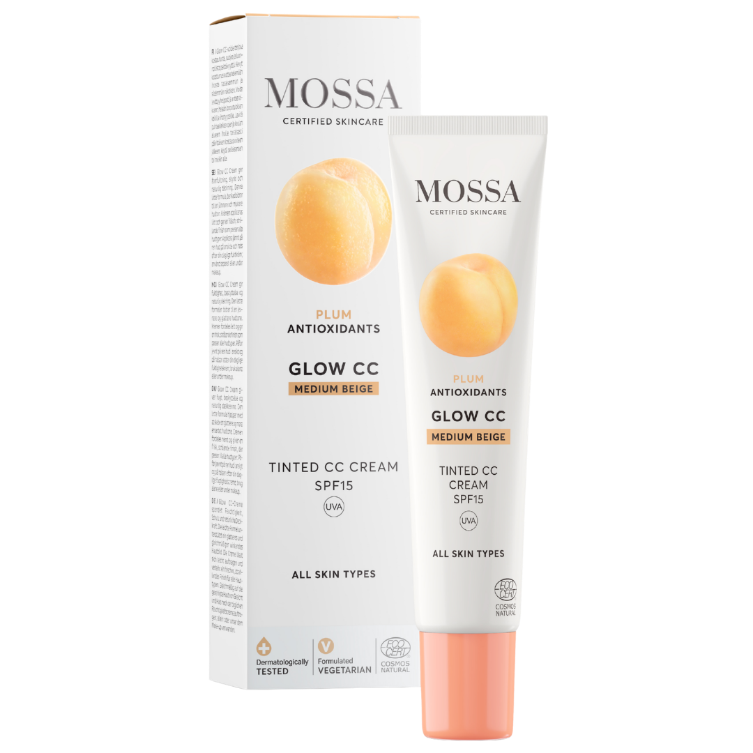 Mossa Glow Tinted CC Cream SPF15 - CC-voide Medium Beige 40 ml - Sinunapteekki.fi