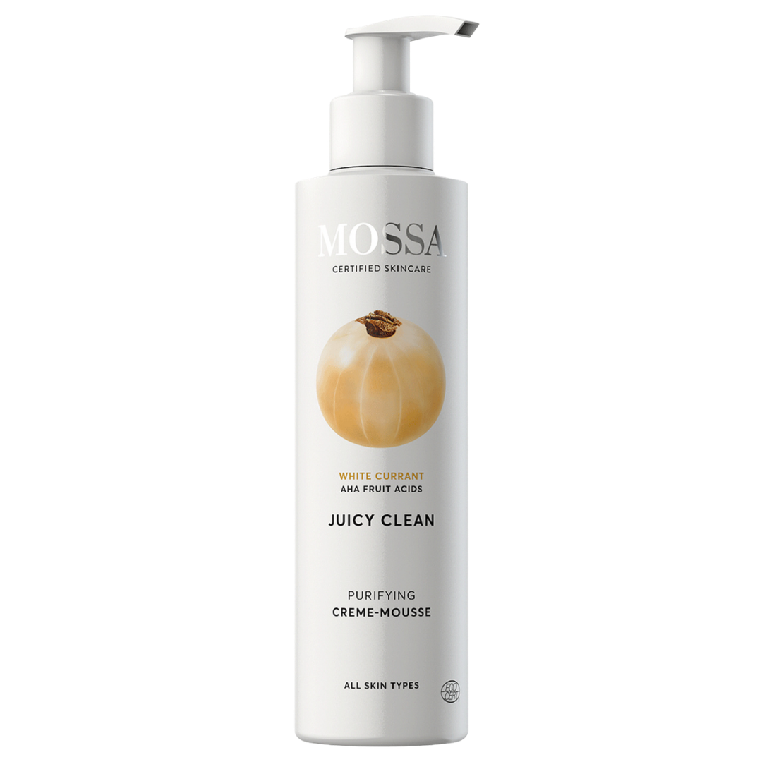 Mossa Juicy Clean Puhdistusvaahto - Valkoherukka 190 ml - Sinunapteekki.fi