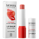 Mossa Juicy Moisture Lip Balm Strawberry - Mansikka huulivoide 4,5 g - Sinunapteekki.fi