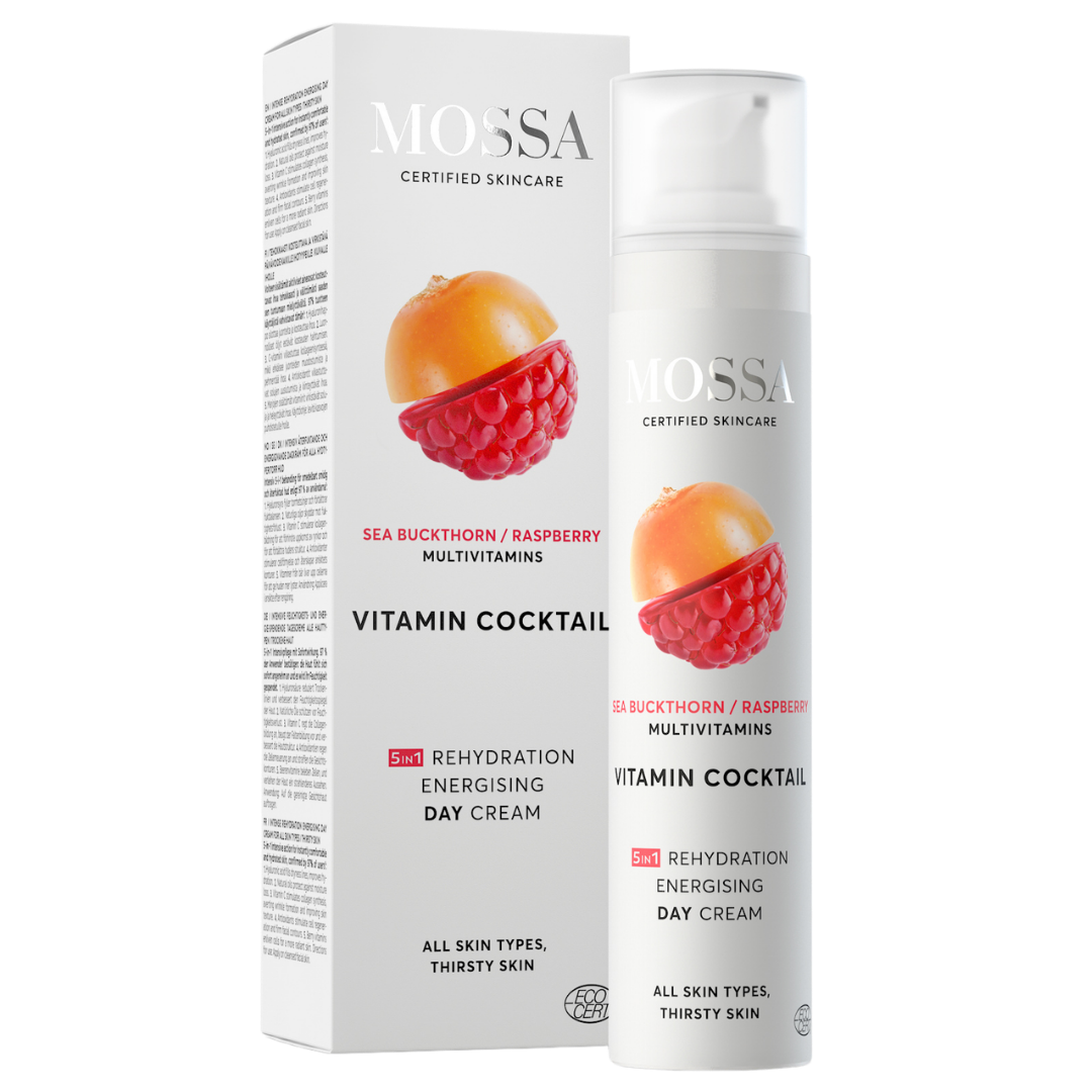 Mossa Vitamin Cocktail Rehydration Energising Päivävoide - Tyrni-vadelma 50 ml - Sinunapteekki.fi