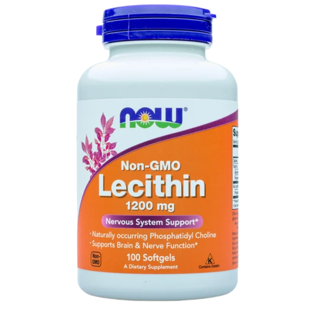 Now Foods Lecithin 1200 mg 100 kaps.
