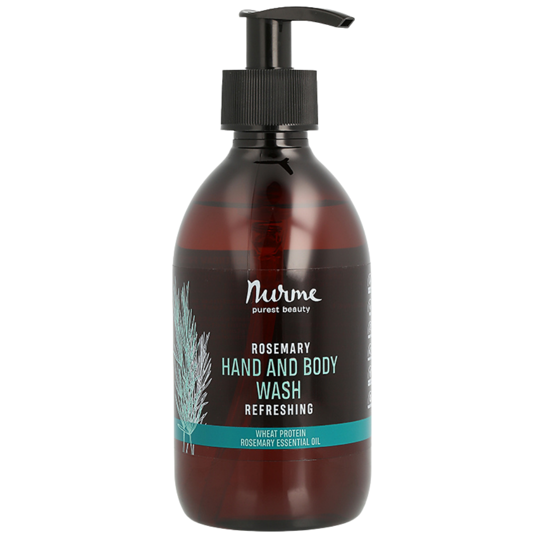 Nurme Rosemary Hand and Body Wash - Puhdistusgeeli käsille ja vartalolle 300 ml - Sinunapteekki.fi