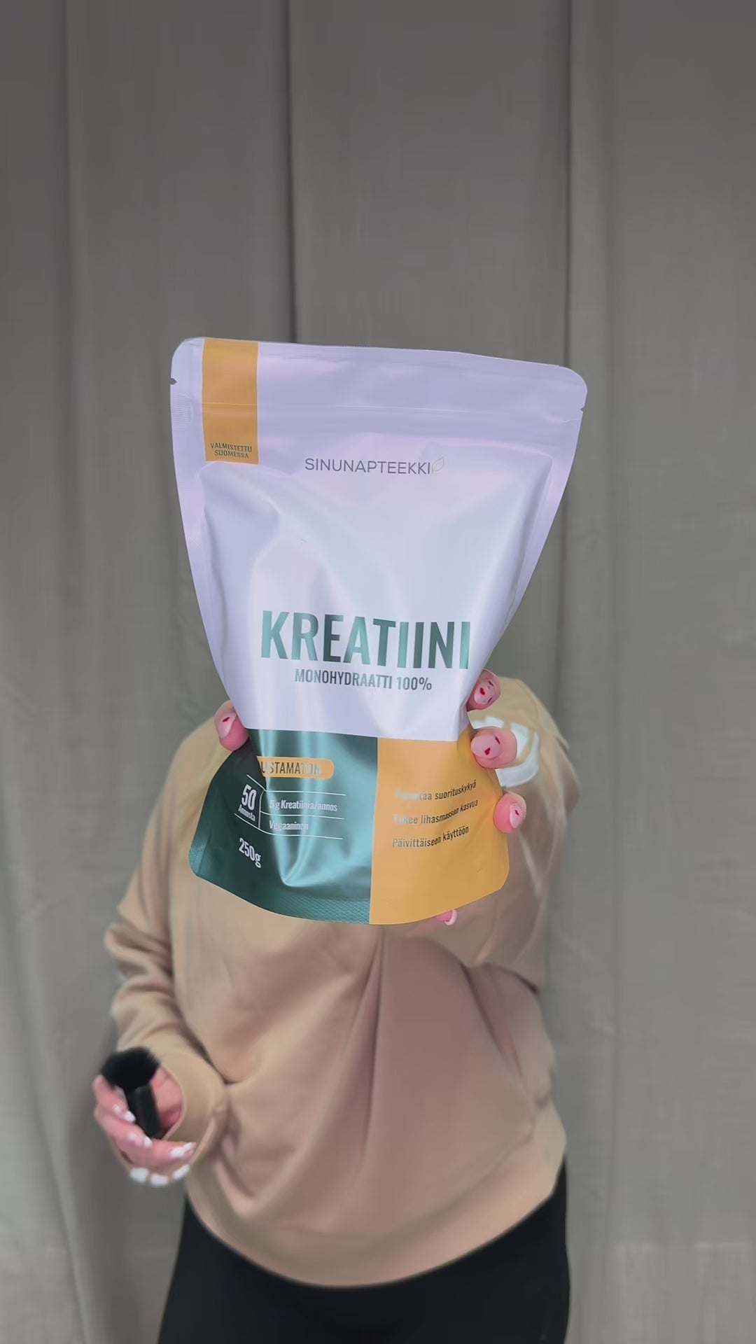 Sinunapteekin Kreatiinimonohydraatti - Maustamaton 250 g