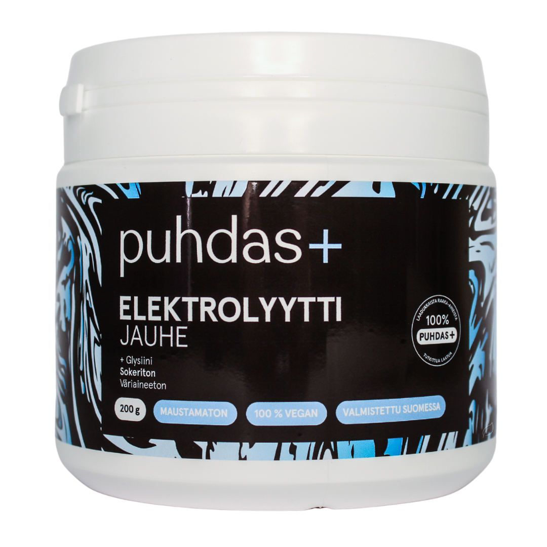 Puhdas+ Elektrolyyttijauhe Maustamaton 200 g - Sinunapteekki.fi