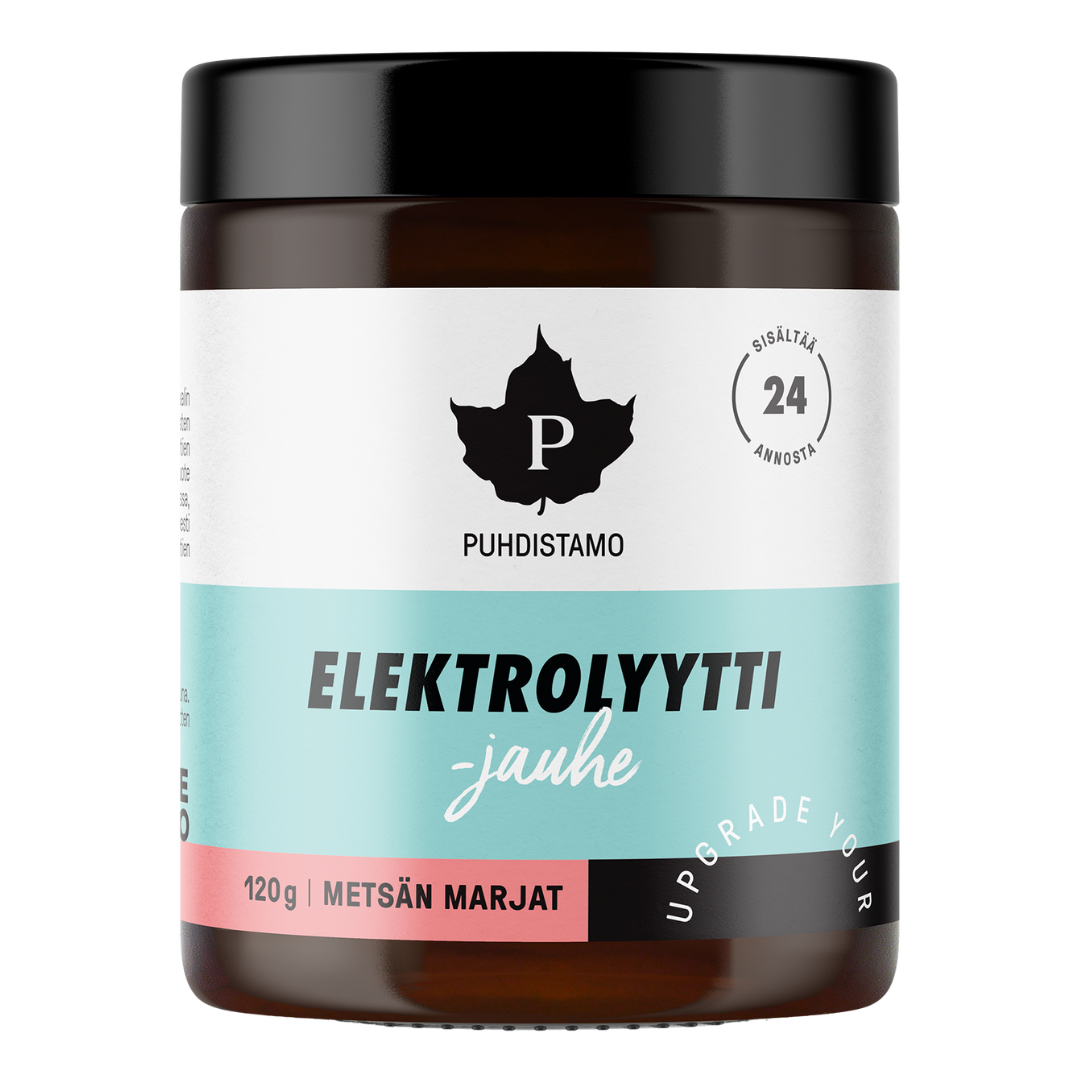 Puhdistamo Elektrolyyttijauhe Metsän Marjat 120 g