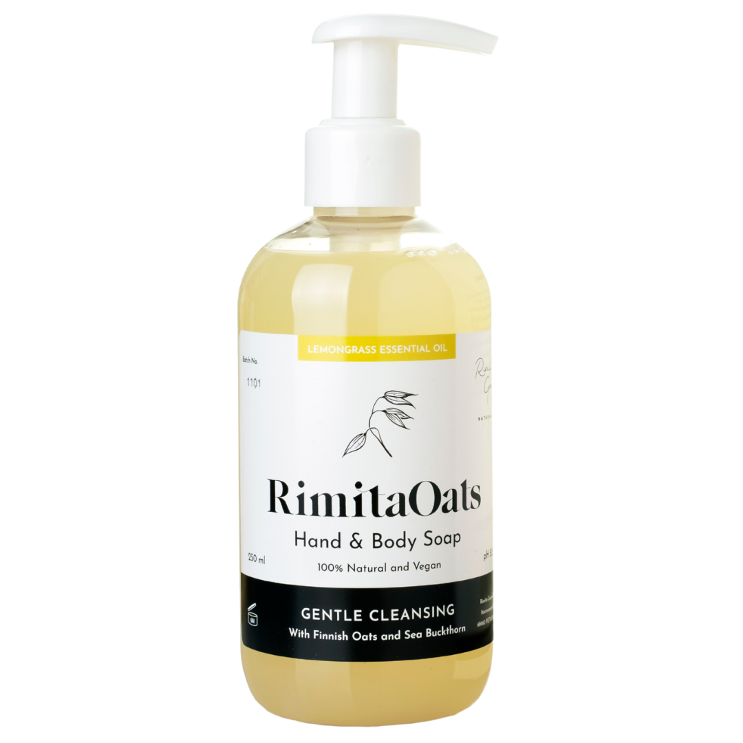 RimitaOats Hand & Body Soap - Käsi- ja vartalosaippua 250 ml - Sinunapteekki.fi