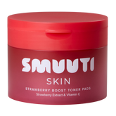 Smuuti Skin Strawberry Boost Toner Pads - Kasvovesilaput 60 kpl - Sinunapteekki.fi