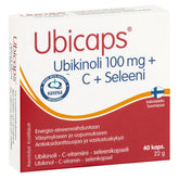 Ubicaps Ubikinoli 100mg + C+ Seleeni 40 kaps. - Sinunapteekki.fi