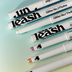 Unleashia kimallekynä, glitter, luomiväri, highlighter, korostuskynä, korealainen kosmetiikka, k-beauty
