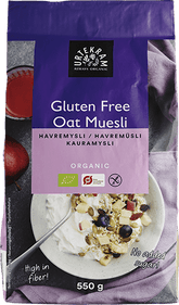 Urtekram Oat Muesli - Kauramysli 550 g