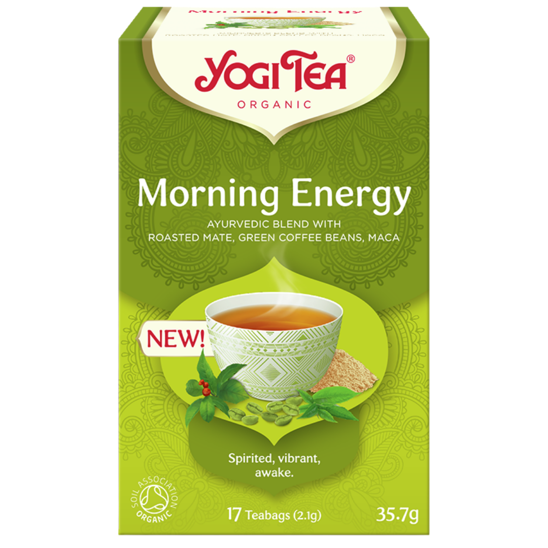 Yogi Tea Morning Energy - Vihreä Tee 17 teepussia - Sinunapteekki.fi
