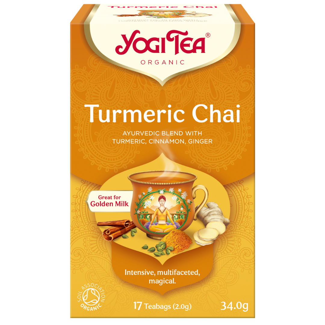 Yogi Tea Luomu Kurkuma Chai Tee 17 teepussia - Sinunapteekki.fi