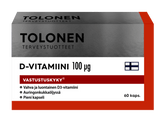 Tolonen D-Vitamiini 100 µg 60 kaps. - Sinunapteekki.fi
