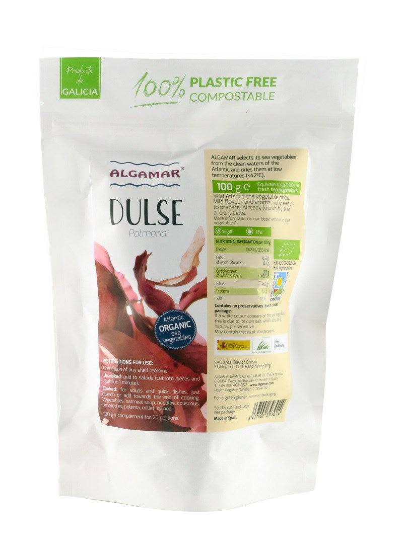 Algamar Luomu Dulse merilevä 100 g - Sinunapteekki.fi