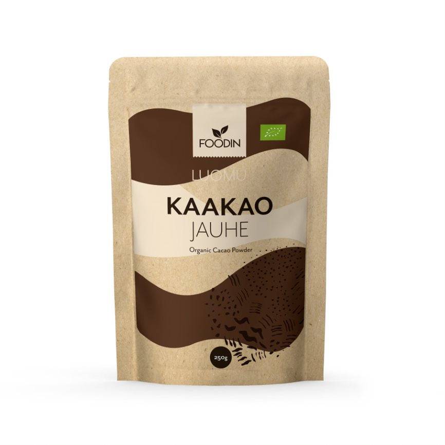 Foodin Luomu Kaakaojauhe 250 g - Sinunapteekki.fi