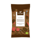 Foodin Raakasuklaa Mansikka Luomu 50 g - Sinunapteekki.fi