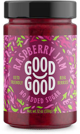 Good Good Rasberry Jam - Keto ystävällinen vadelmahillo 330 g - Sinunapteekki.fi